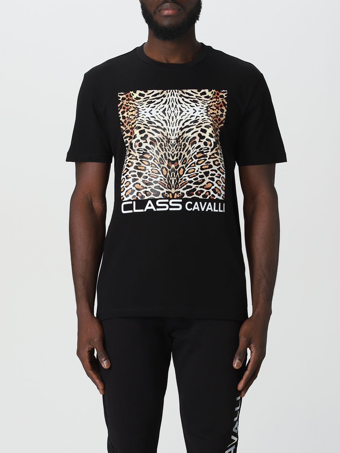 Class Roberto Cavalli T-shirt  Men Color Black