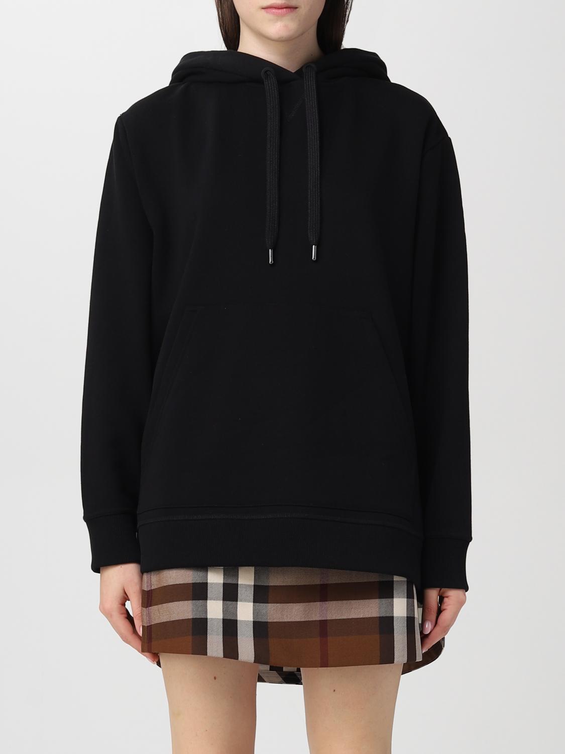 BURBERRY: Sudadera para mujer, Negro | Sudadera Burberry 8044990 en línea  en 