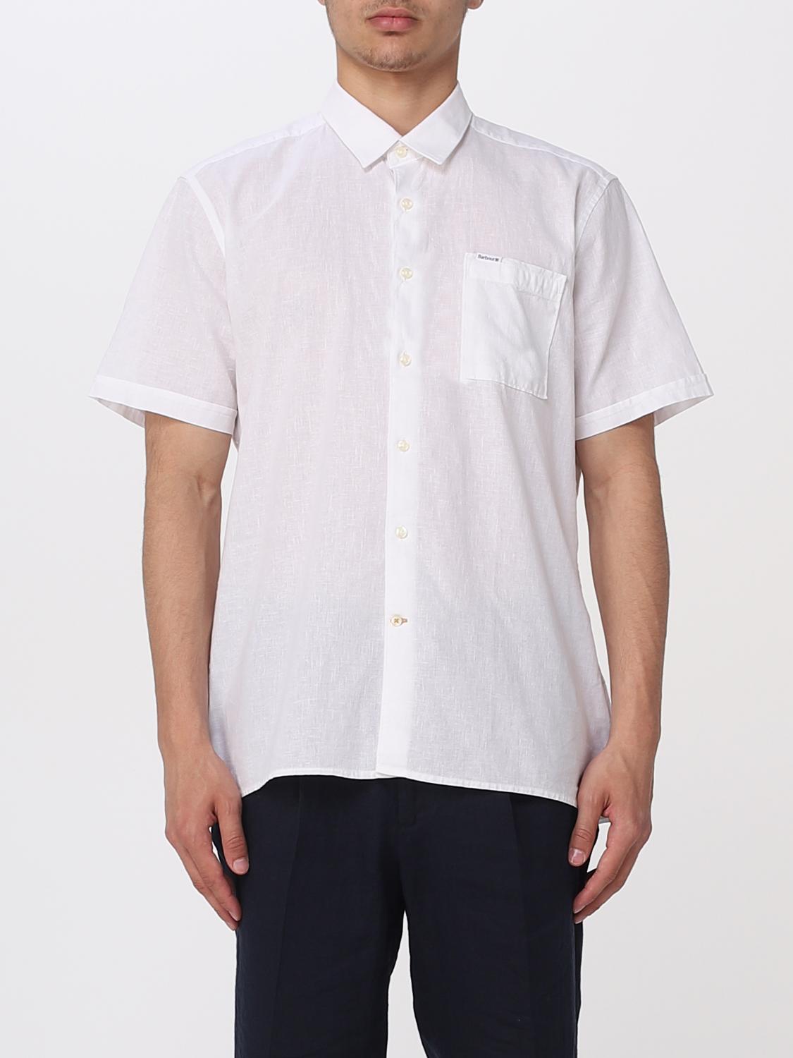 Shop Barbour Shirt Men In White
