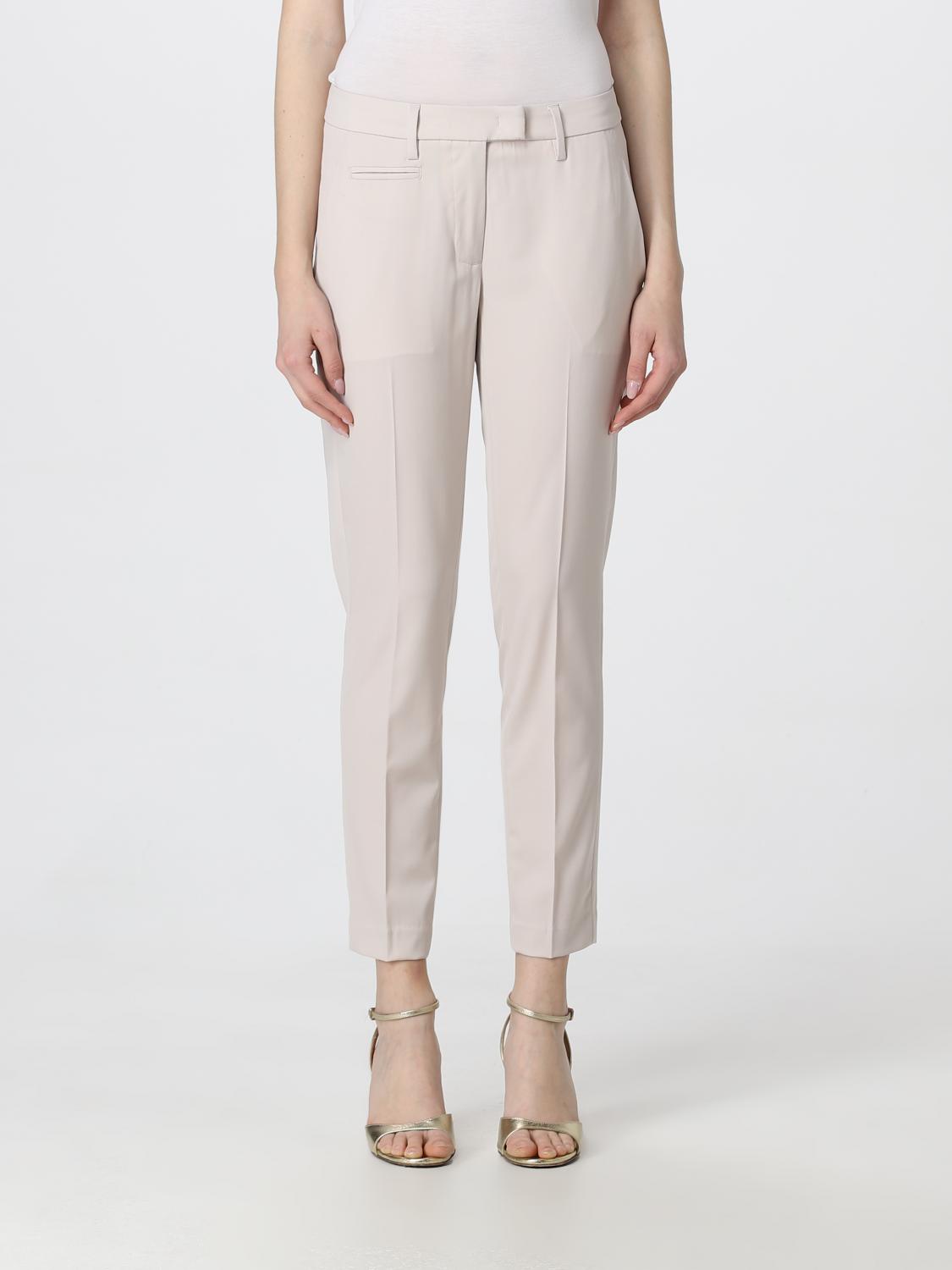 Shop Dondup Wool Blend Pants In Beige