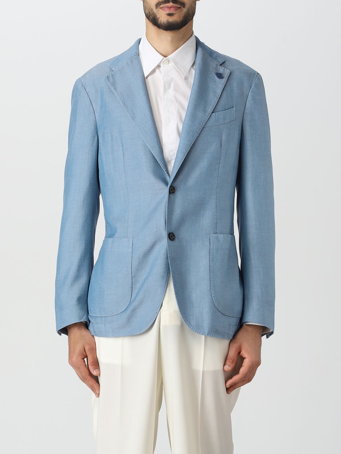 LARDINI: blazer for man - Blue | Lardini blazer EP389AV95EPR60205 ...