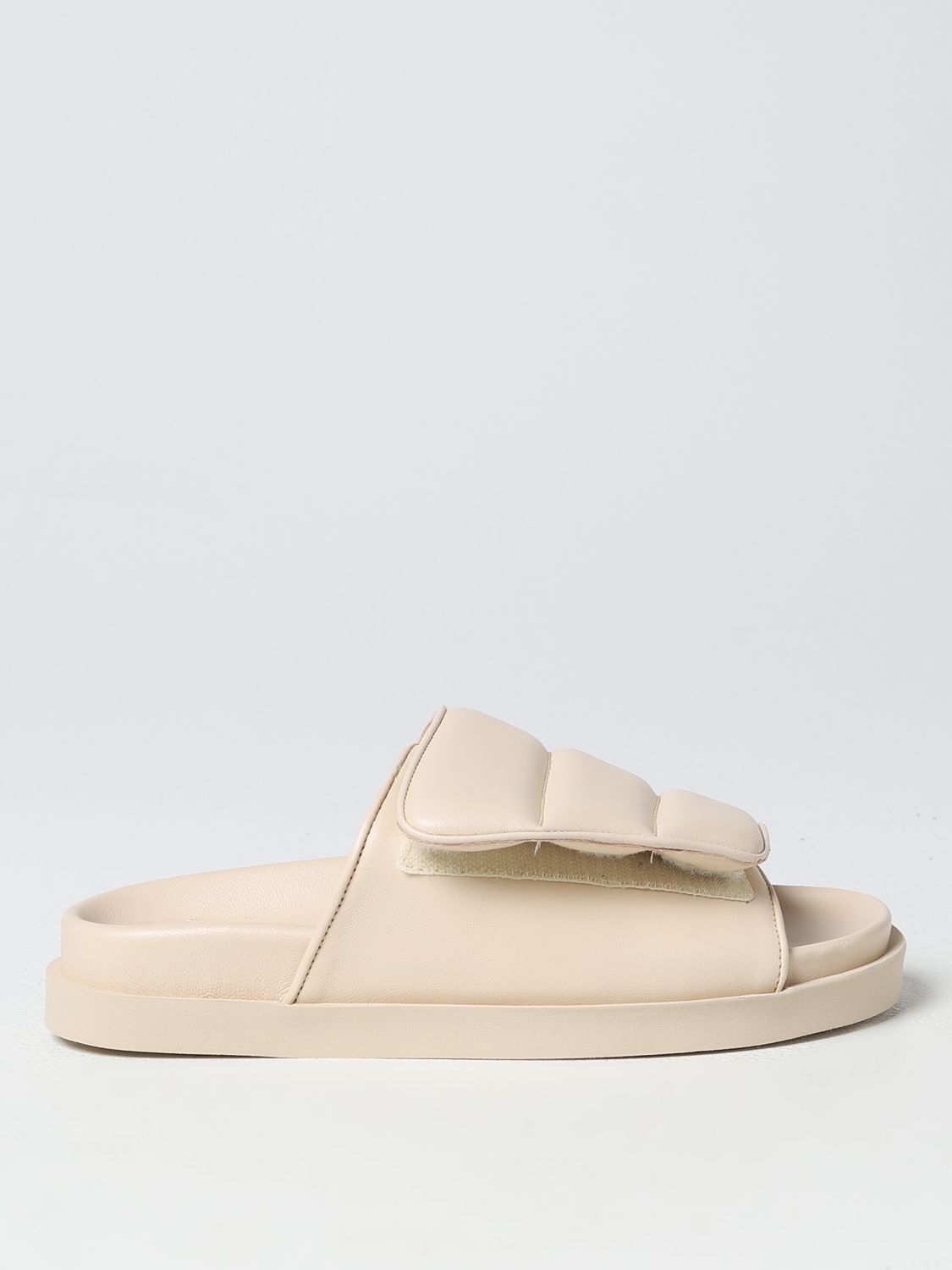 Shop Gia Borghini Flat Sandals  Woman Color Cream