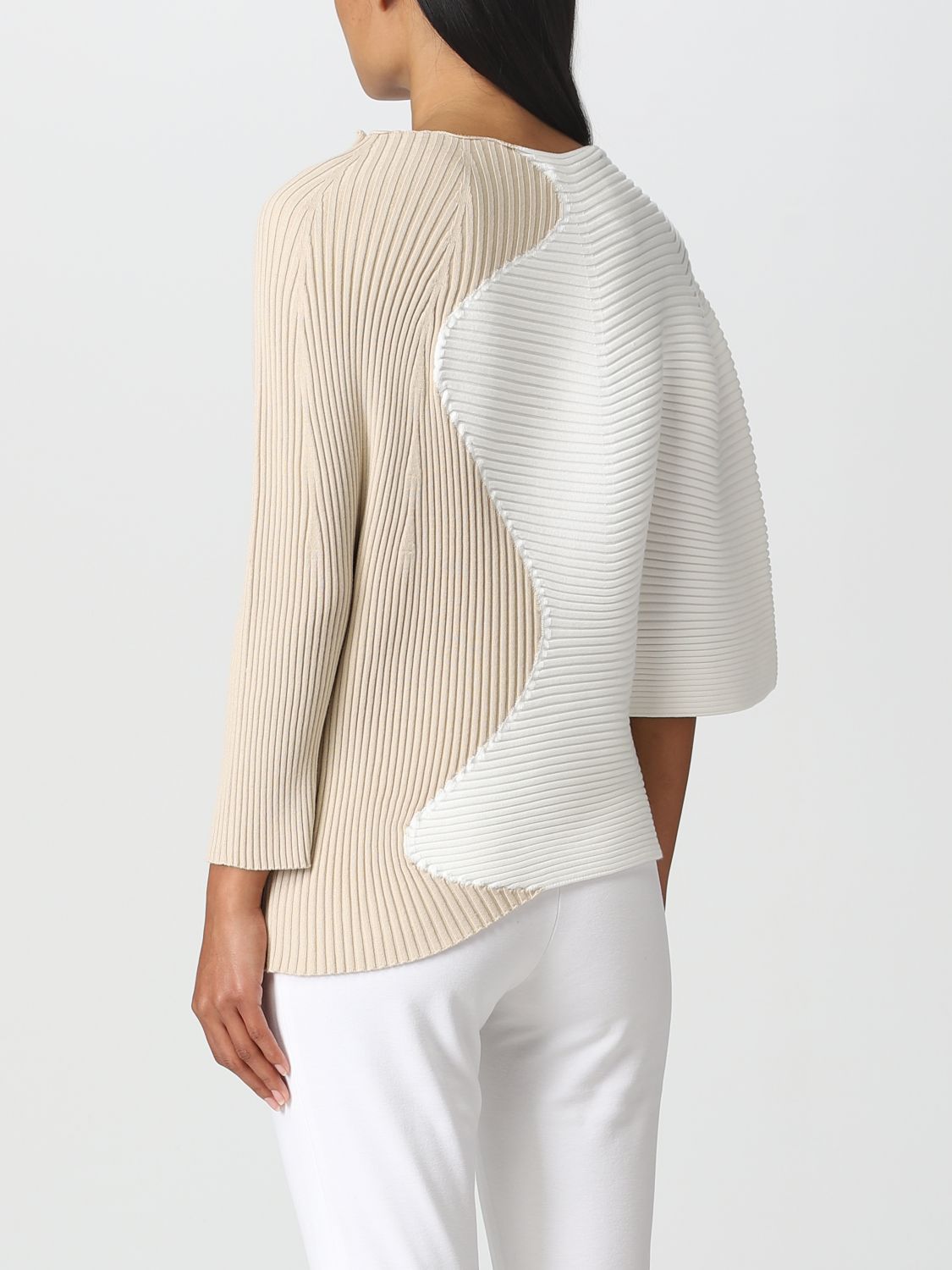 LIVIANA CONTI: sweater for woman - White | Liviana Conti sweater F3SF40 ...