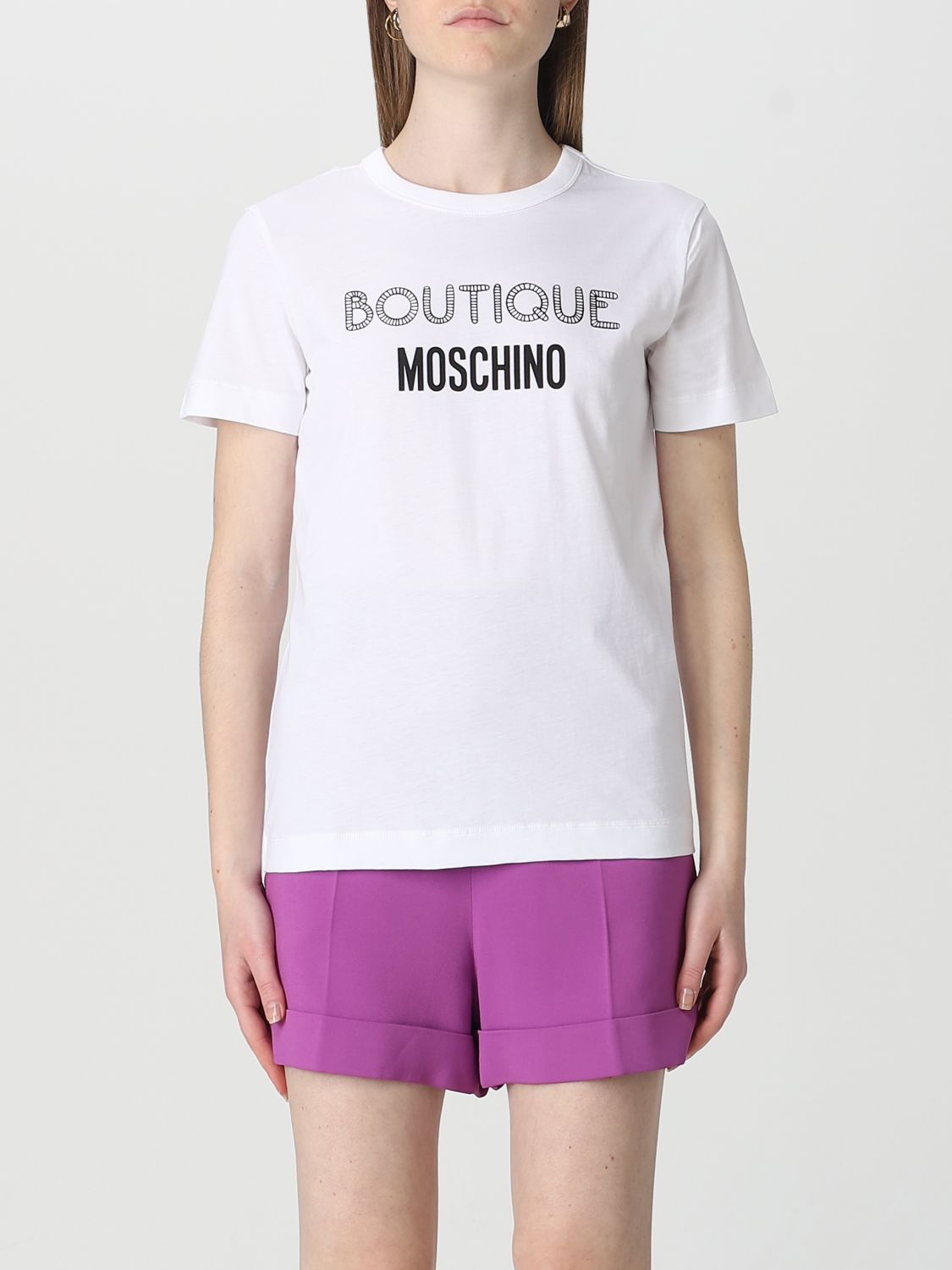 Boutique Moschino T恤  女士 颜色 白色 In White