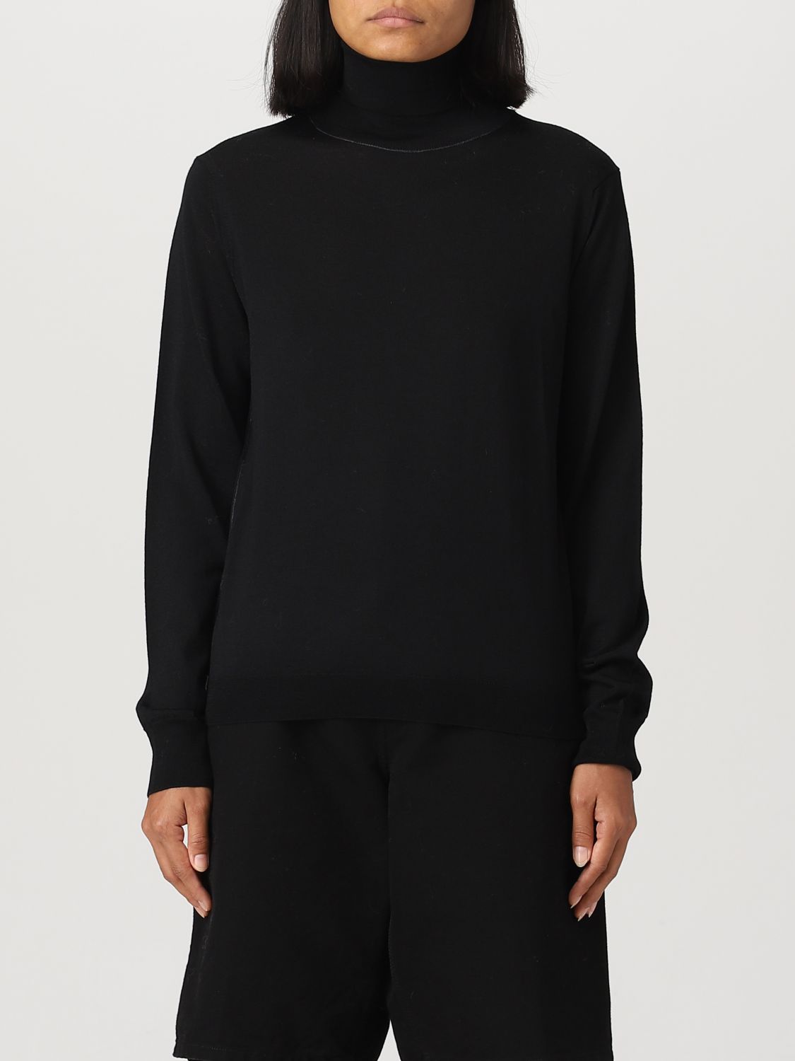 Shop Maison Margiela Sweater  Woman Color Black