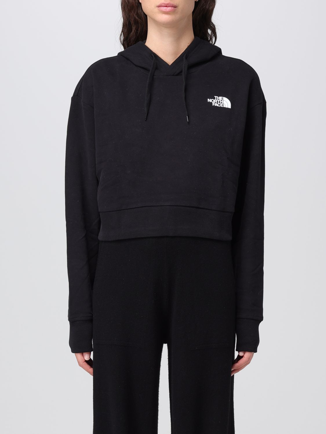 THE NORTH FACE SWEATSHIRT THE NORTH FACE WOMAN COLOR BLACK,e55463002