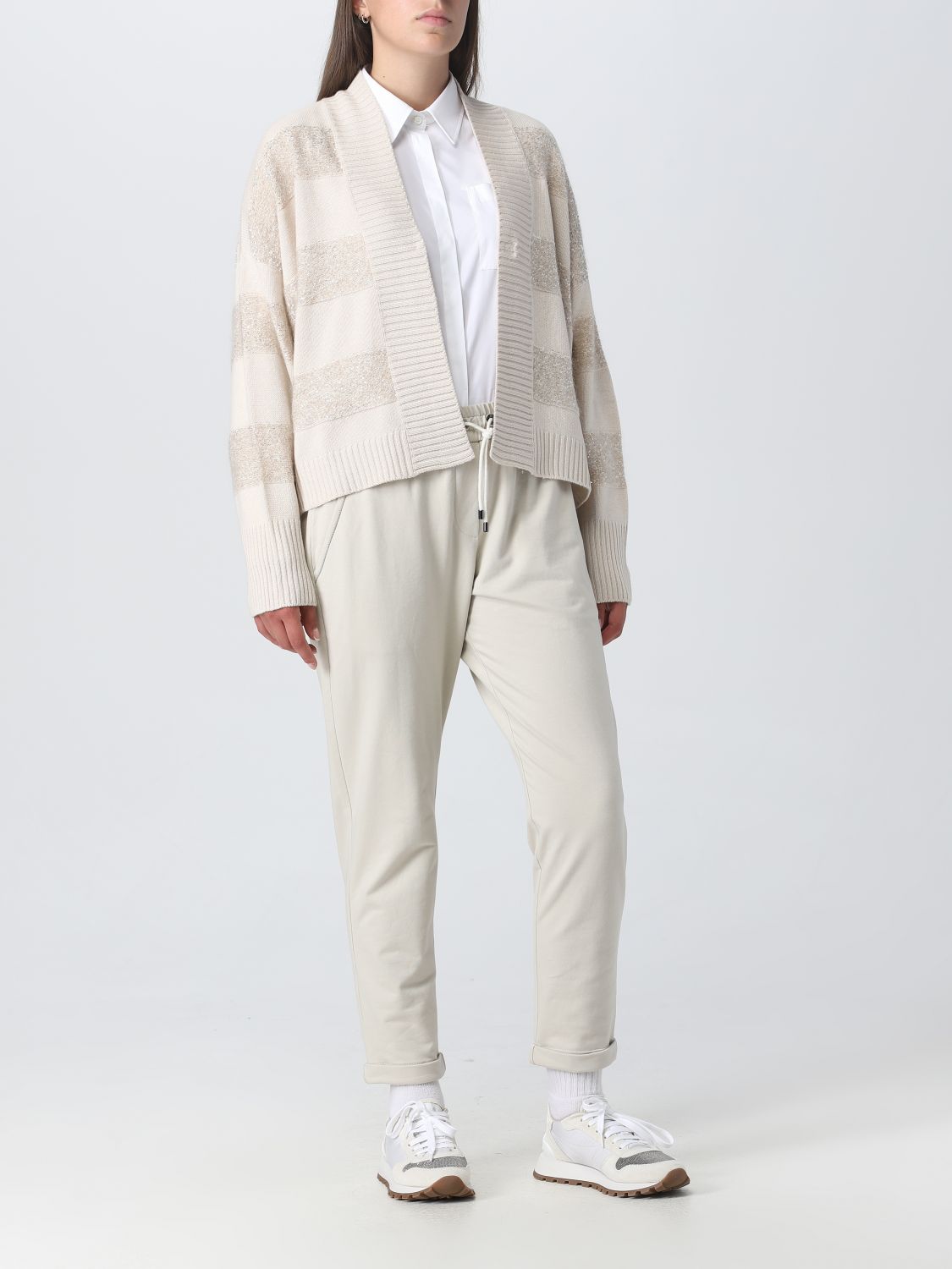 Shop BRUNELLO CUCINELLI Casual Style Wool Cashmere Rib Blended Fabrics Long  Sleeves by HANAYOU