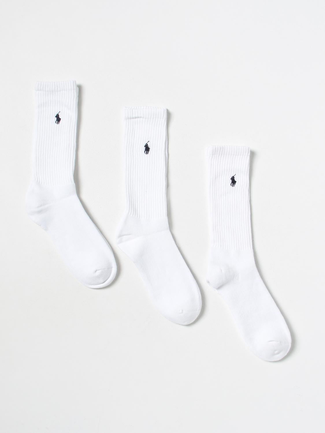 POLO RALPH LAUREN socks for man White Polo Ralph Lauren socks