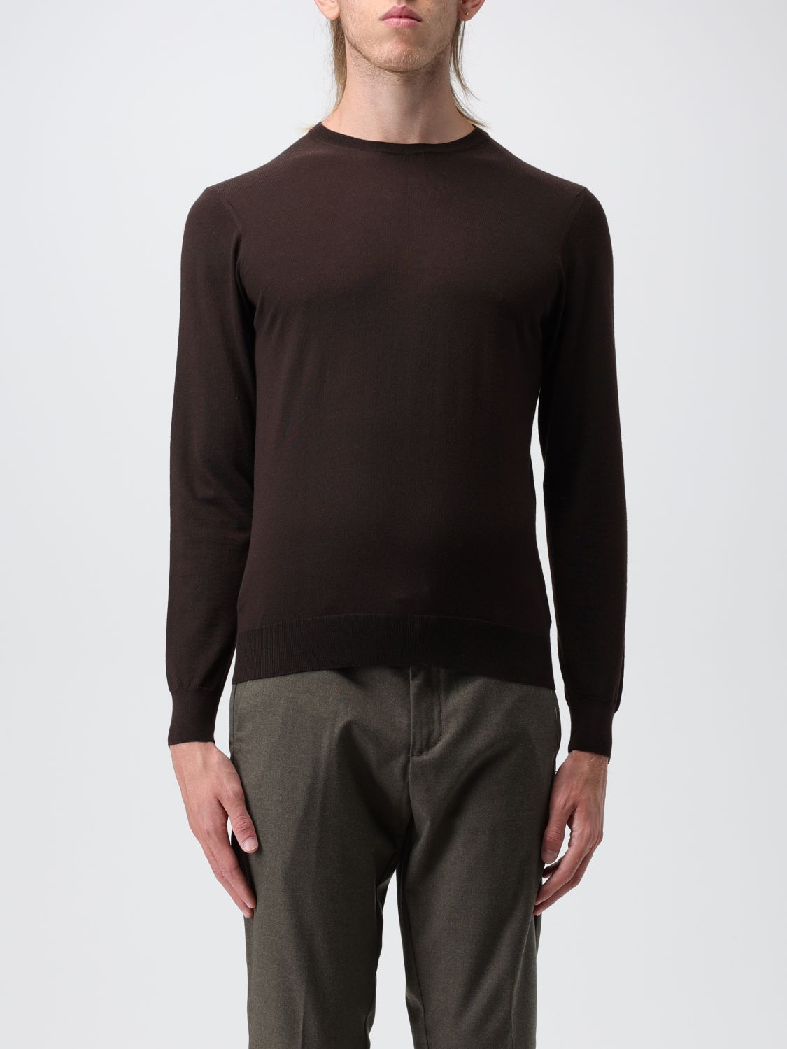Shop Drumohr Wool Sweater In Brown