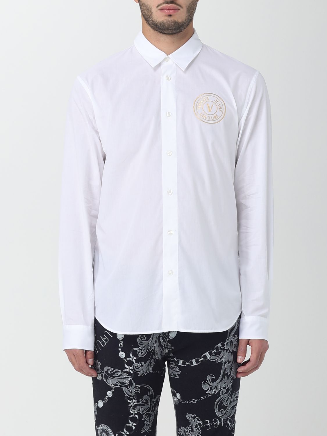 Versace Jeans Couture Shirt  Men In White