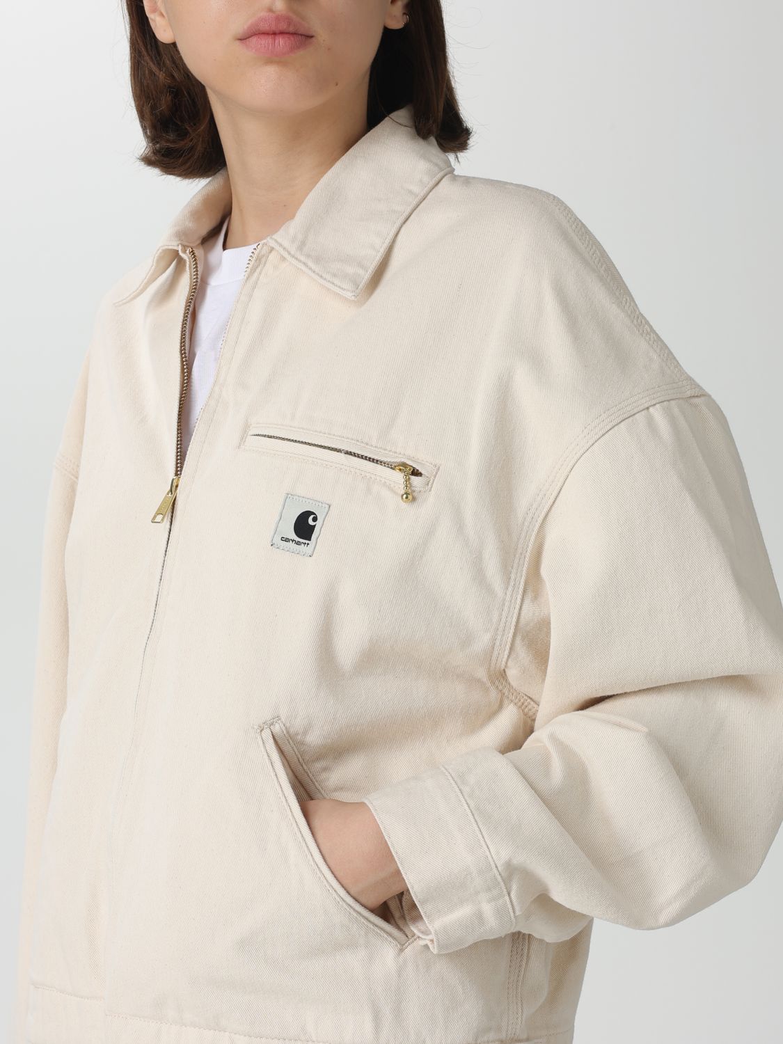 CARHARTT WIP: Chaqueta para mujer, Blanco | Chaqueta Carhartt Wip I032100  en línea en