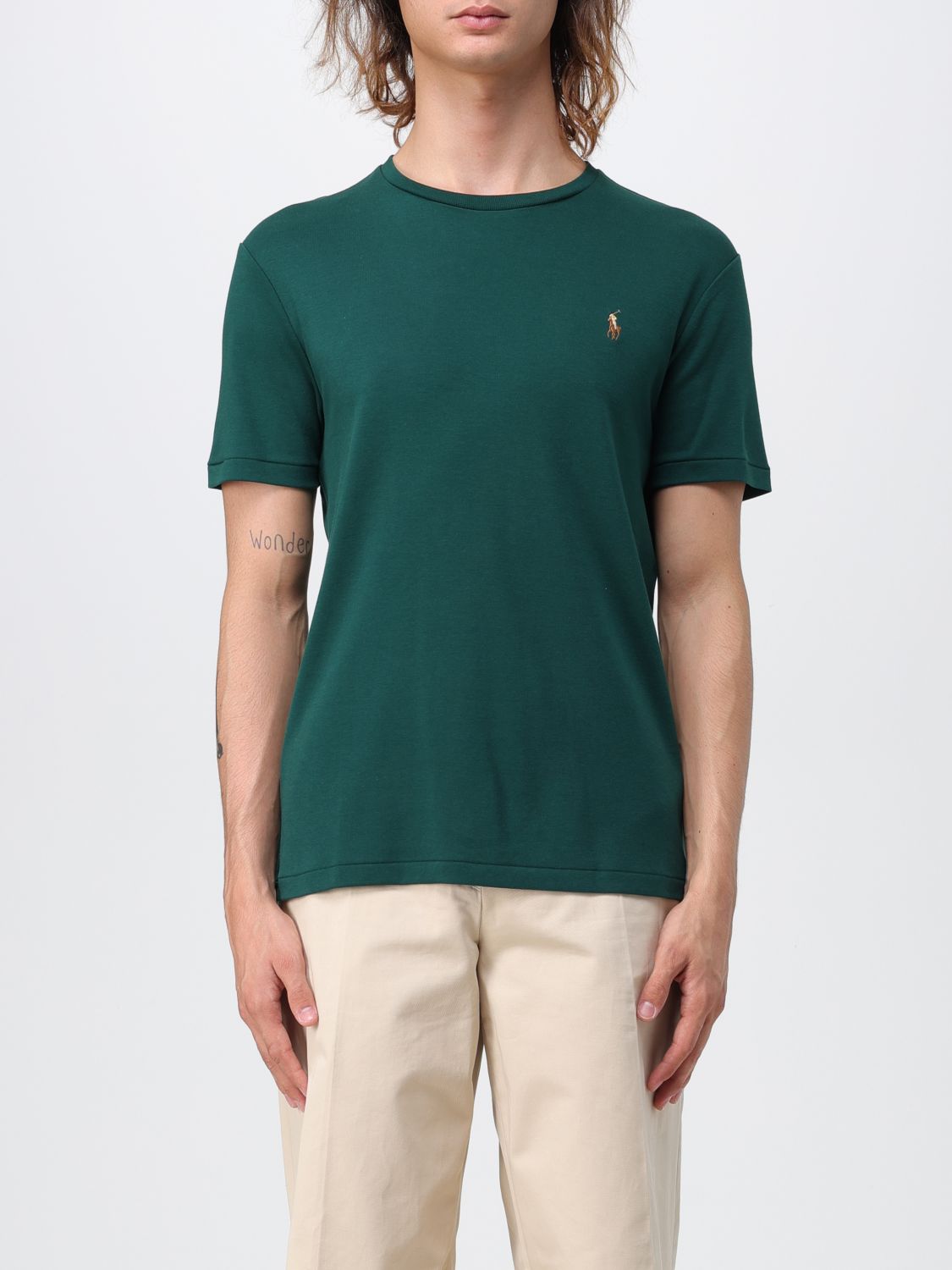 Polo Ralph Lauren T恤  男士 颜色 绿色 In Green