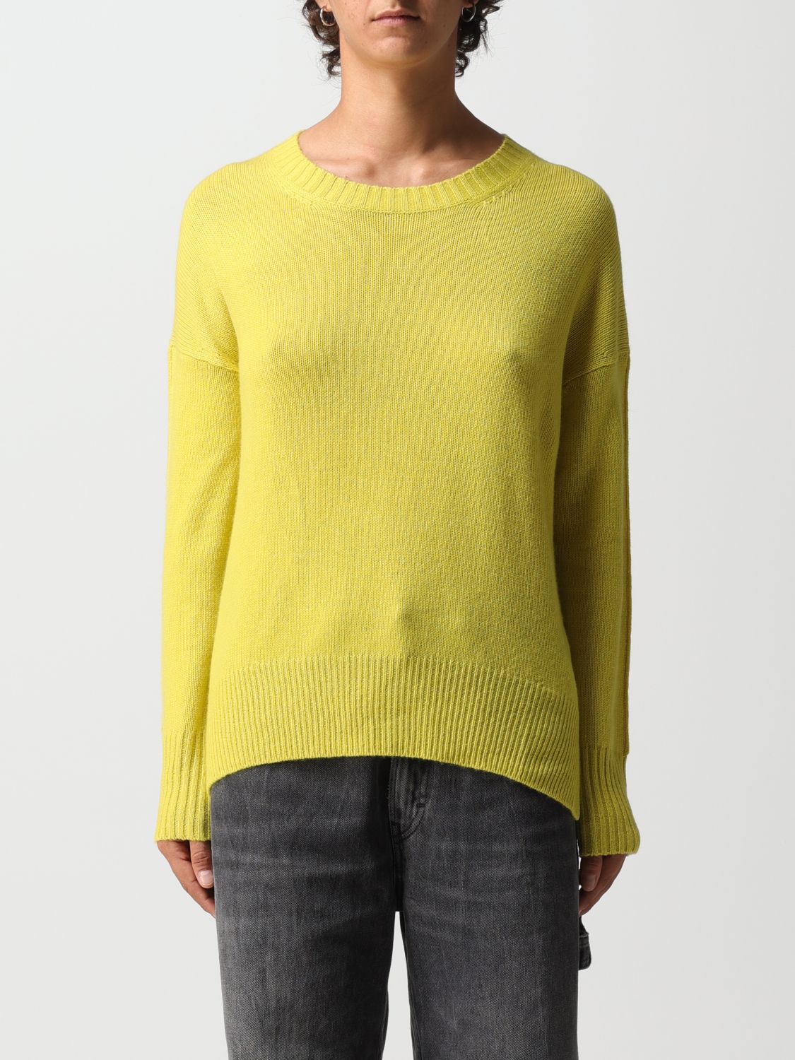 Allude Jumper  Woman In Lime