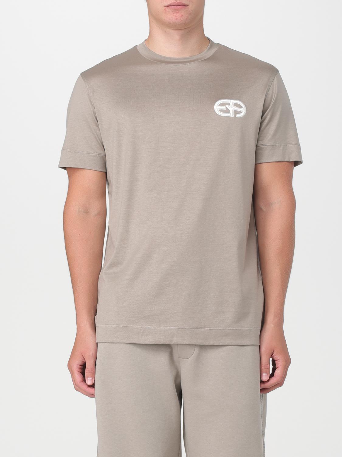 Emporio Armani T-shirt  Men In Dove Grey