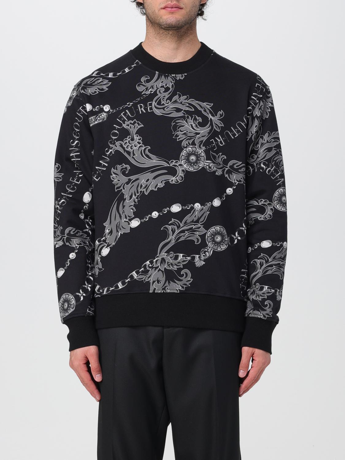 VERSACE JEANS COUTURE SWEATSHIRT VERSACE JEANS COUTURE MEN COLOR BLACK e95693002