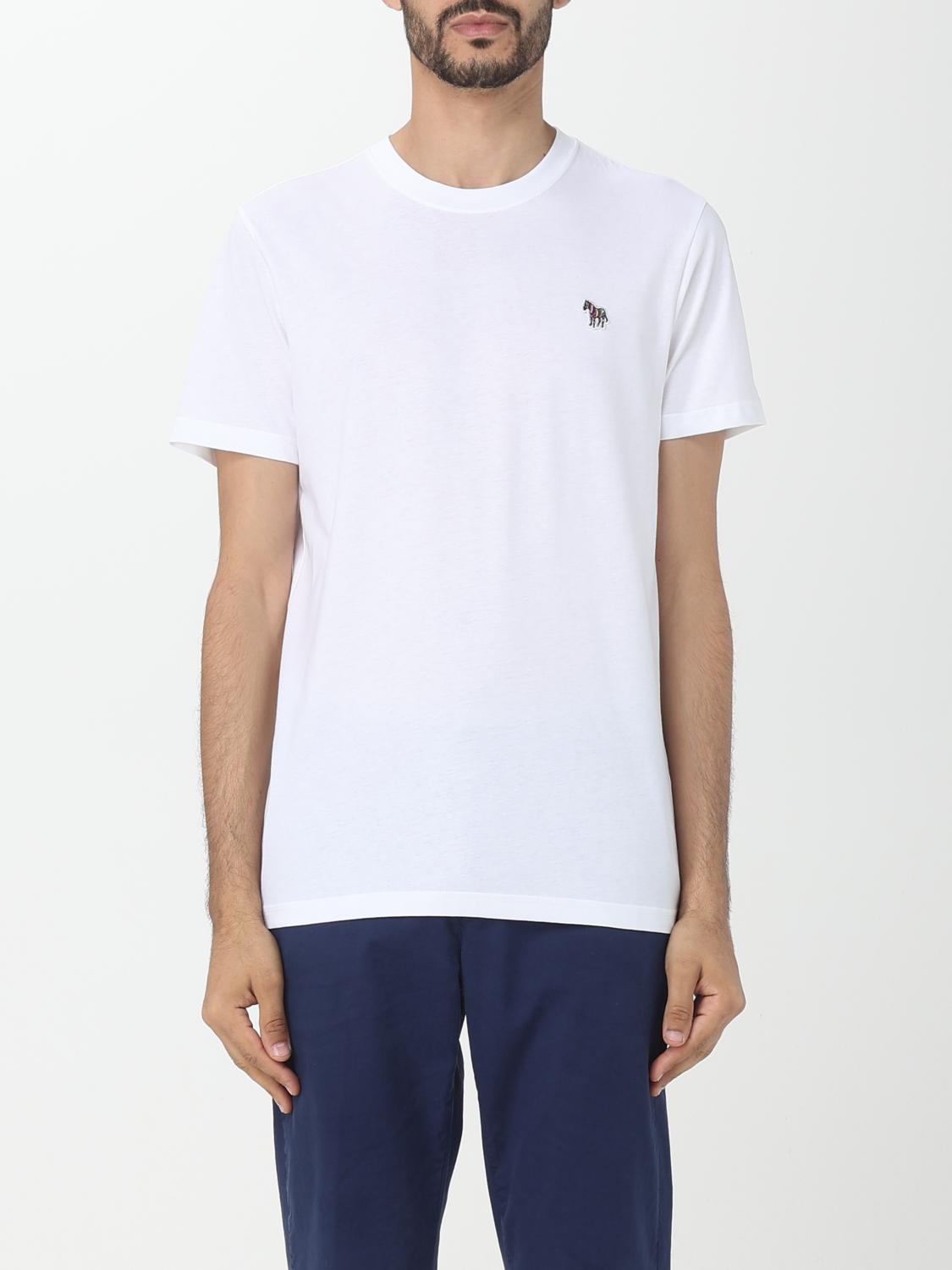 Shop Paul Smith T-shirt  Men Color White