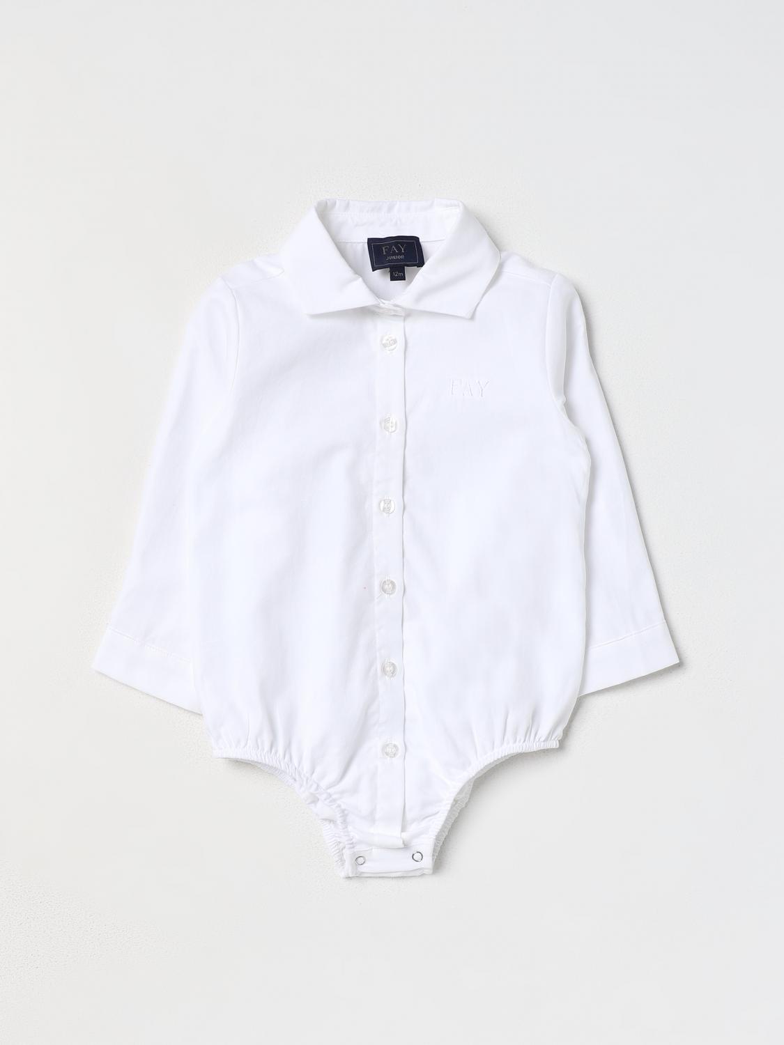 Fay Junior Shirt  Kids In White