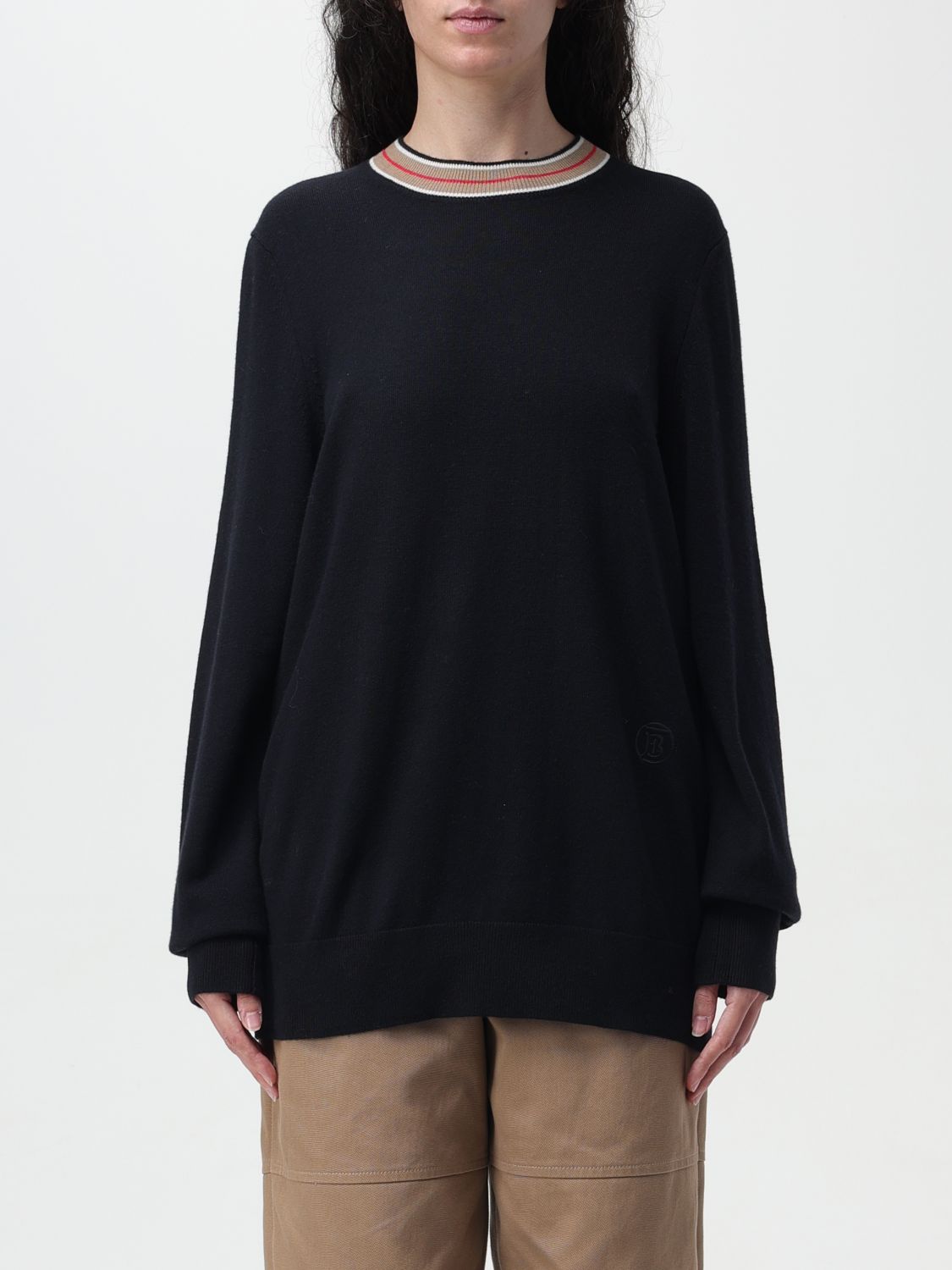 Burberry Sweatshirt  Damen Farbe Schwarz In Black