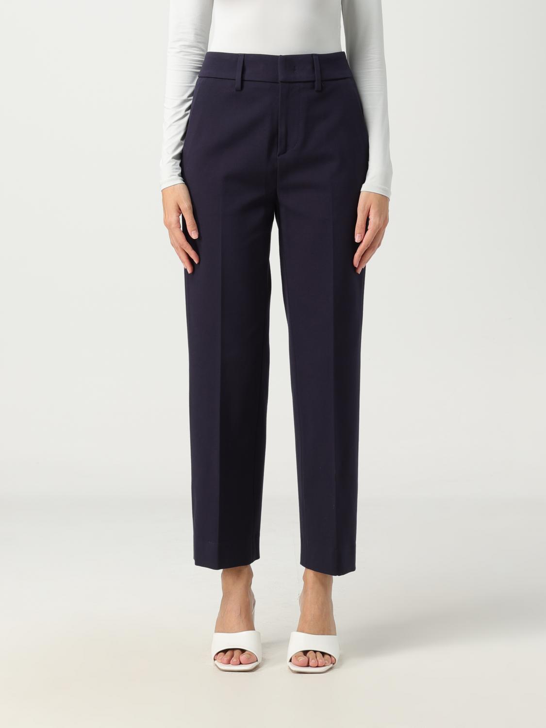 Dondup Trousers  Woman In Navy