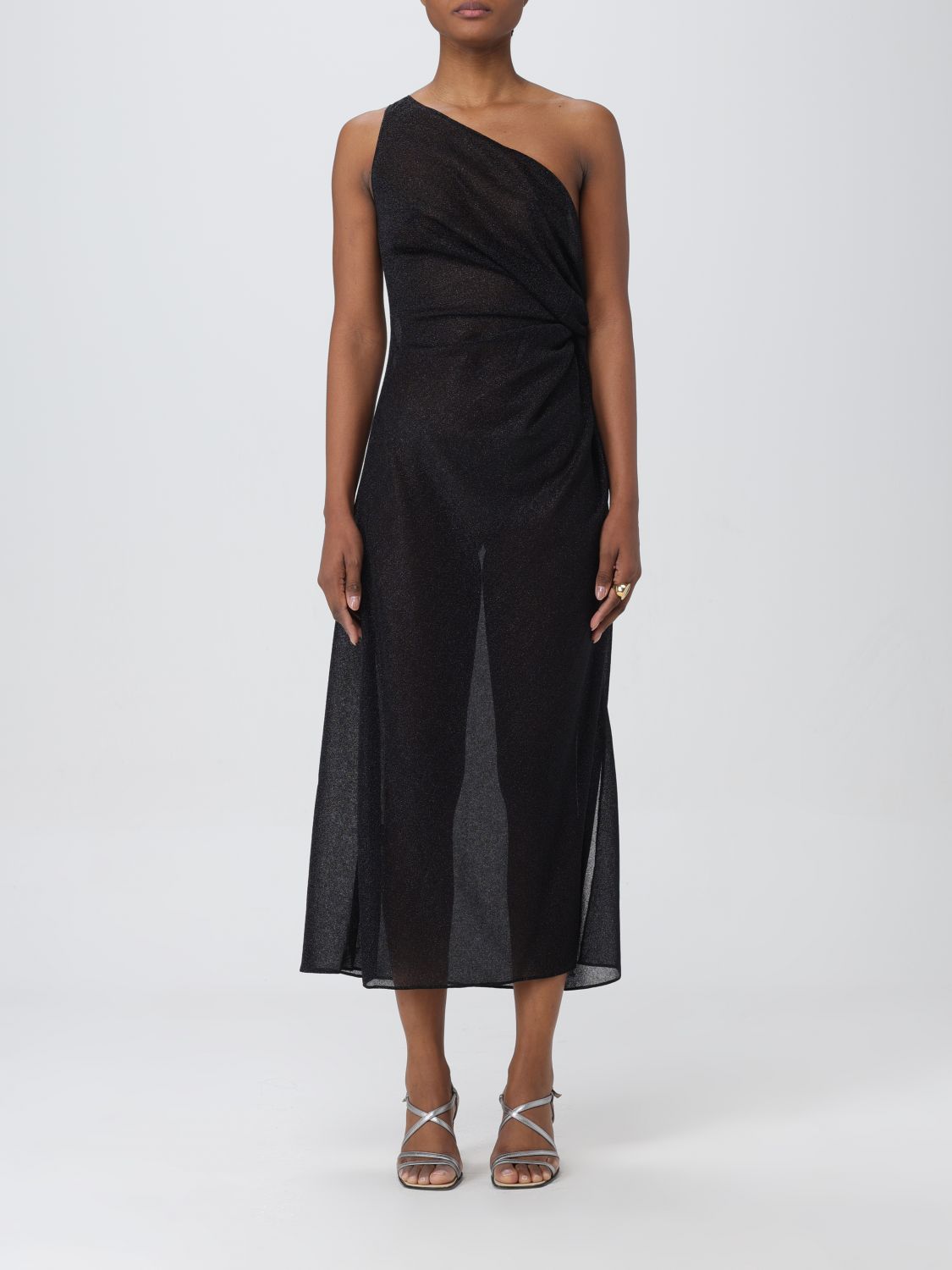 Shop Oseree Dress Oséree Woman Color Black