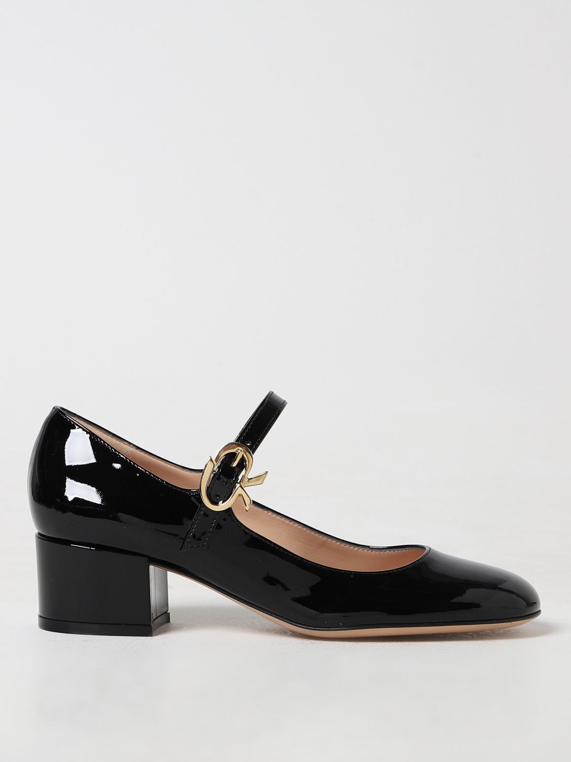 Shop Gianvito Rossi Loafers  Woman Color Black