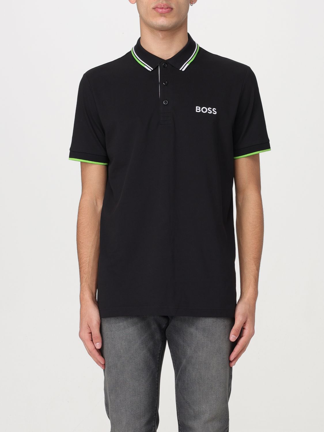 Hugo Boss Polo Shirt Boss Men Color Black