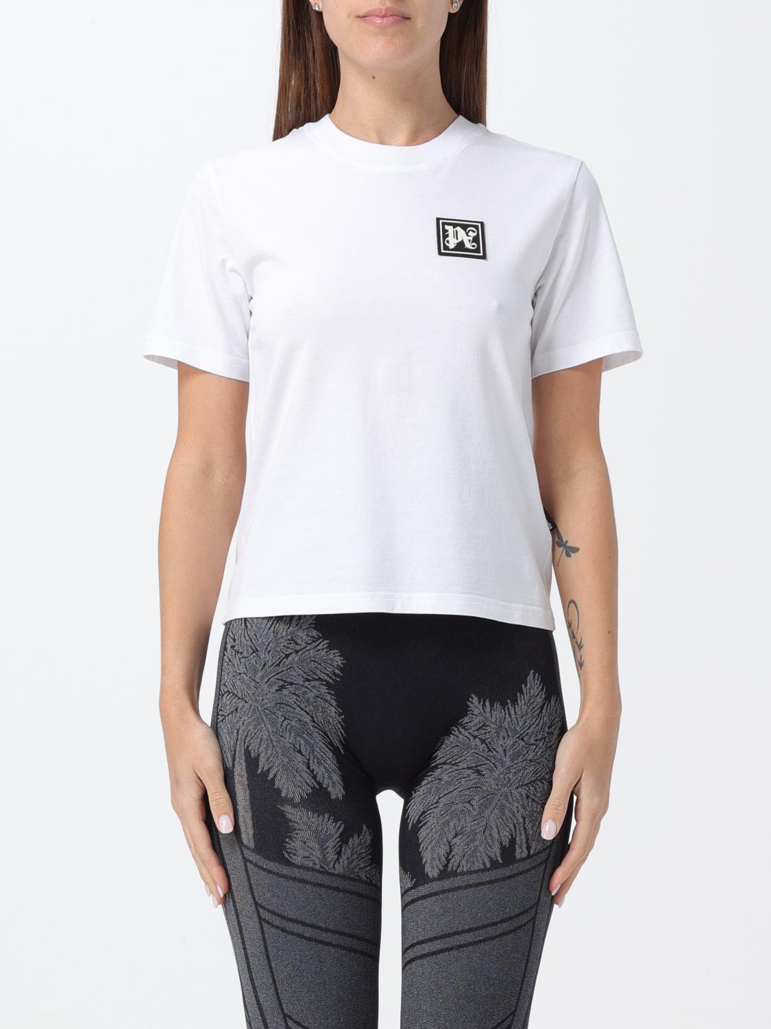 PALM ANGELS T-Shirt Woman color White　PALM ANGELS Tシャツ ウーマンカラー ホワイト PALM