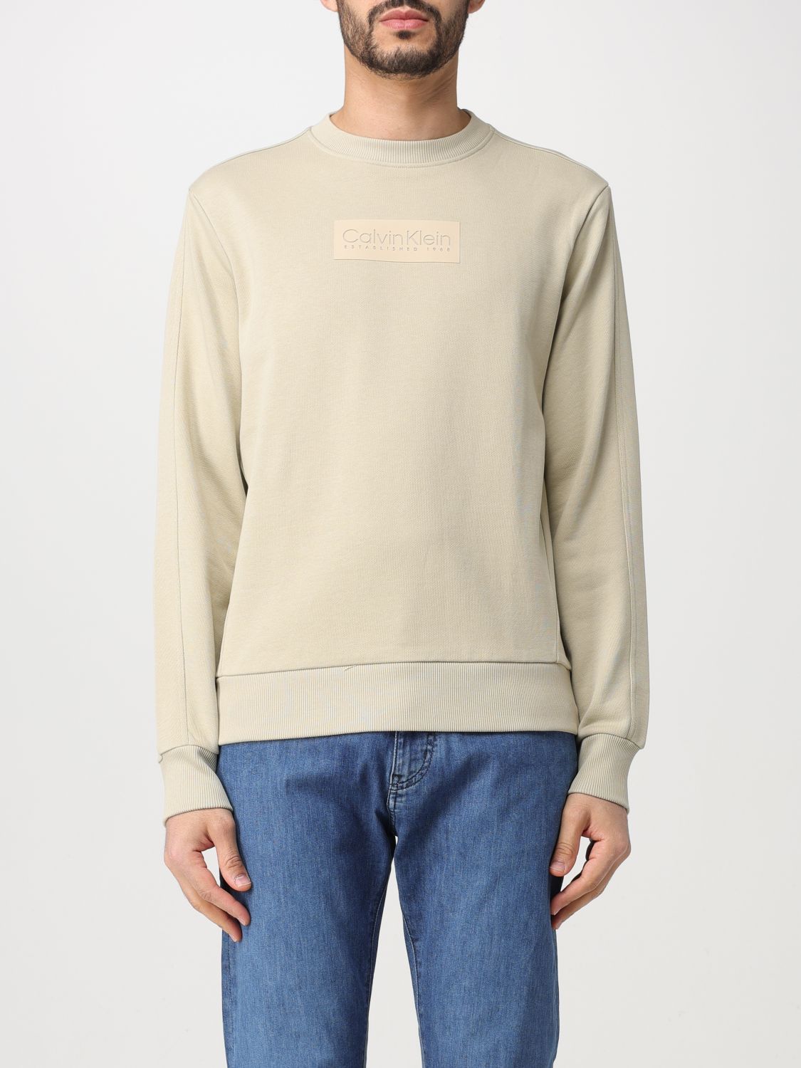Calvin Klein Sweater  Men Color Beige