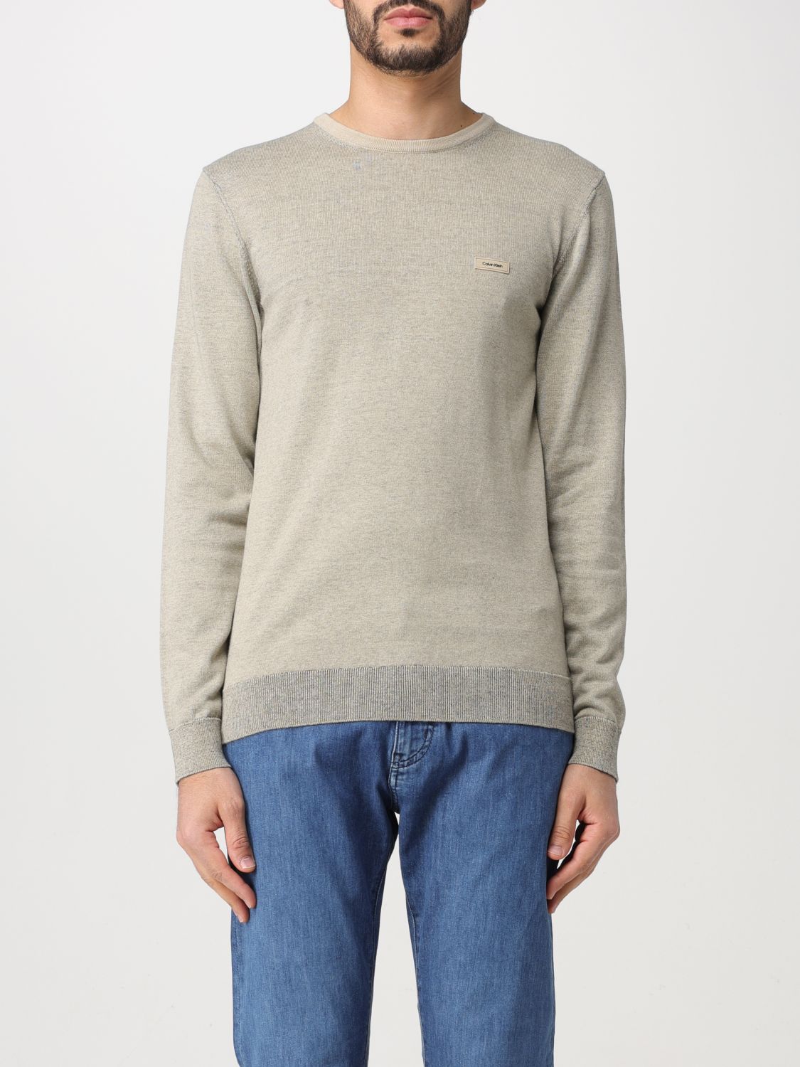 Calvin Klein Sweater  Men Color Beige