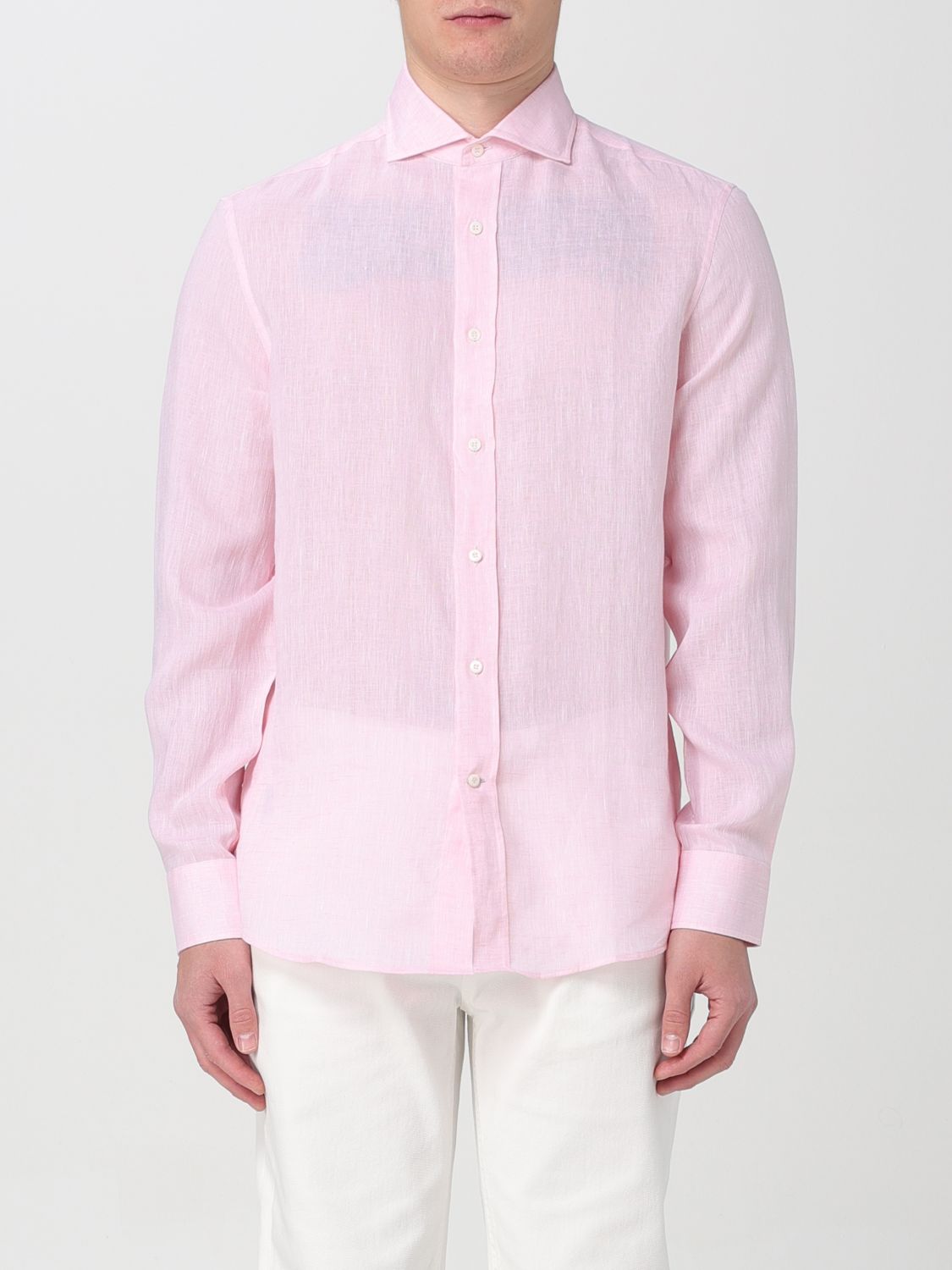 Brunello Cucinelli 衬衫  男士 颜色 粉色 In Pink