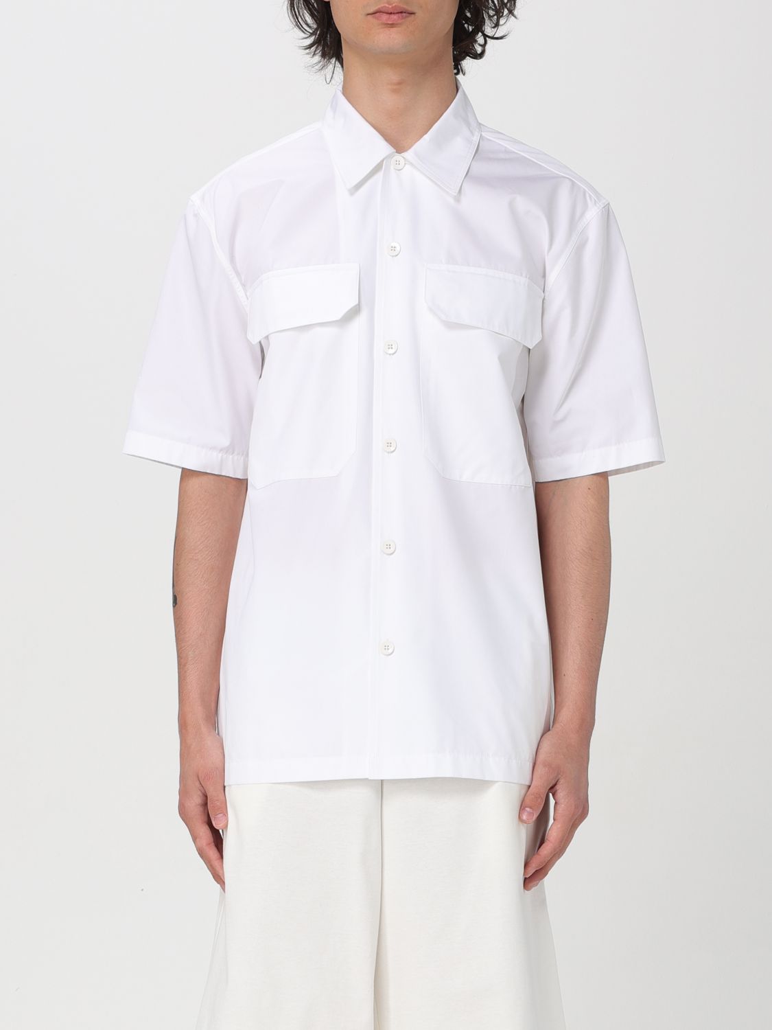 Shop Jil Sander Shirt  Men Color White