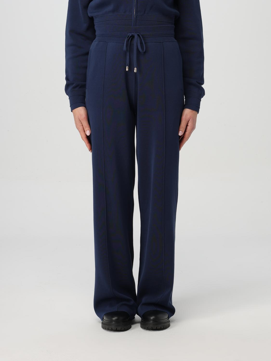 Trousers PINKO Woman colour Blue