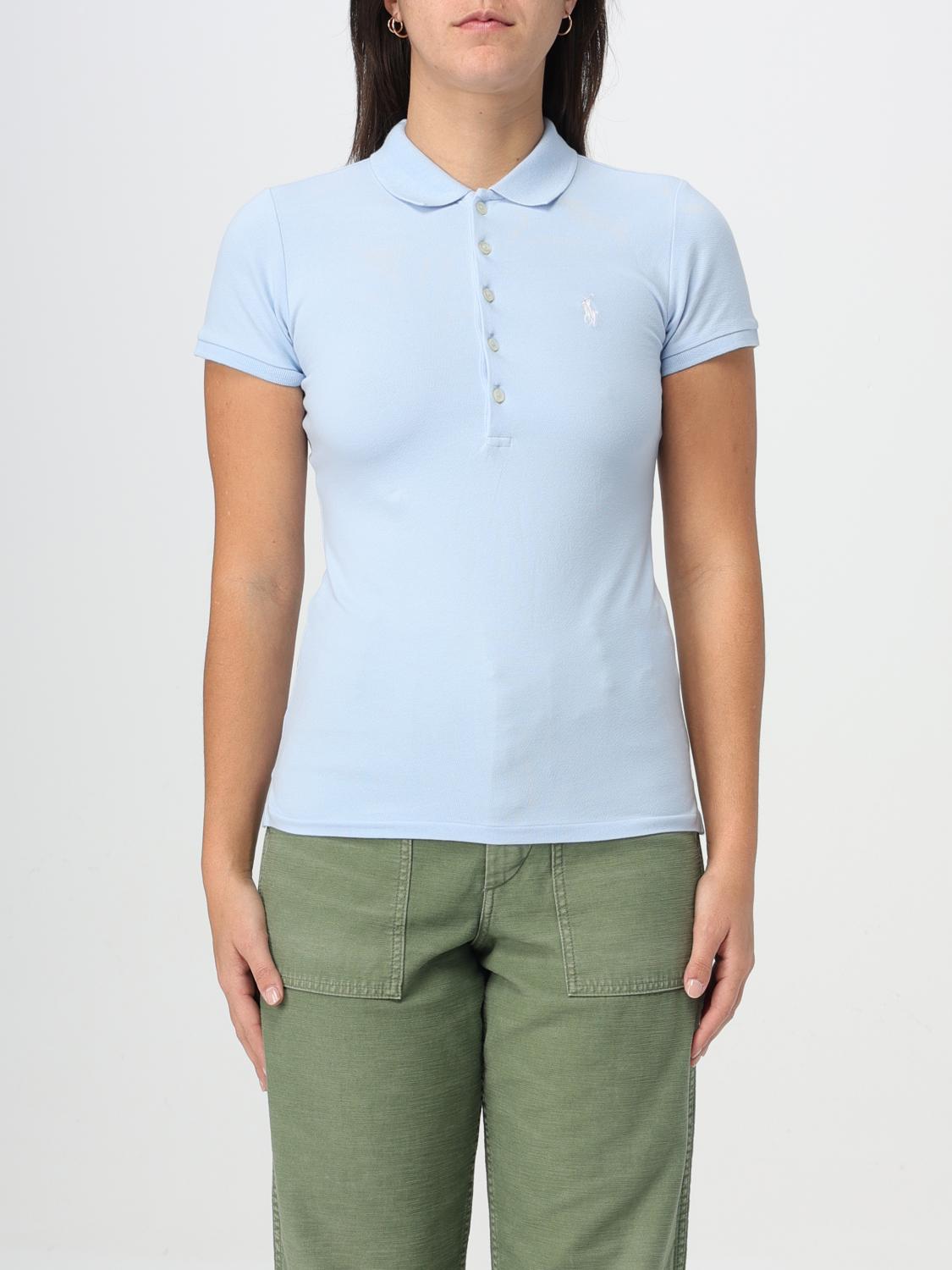 Light blue clearance polo shirt womens