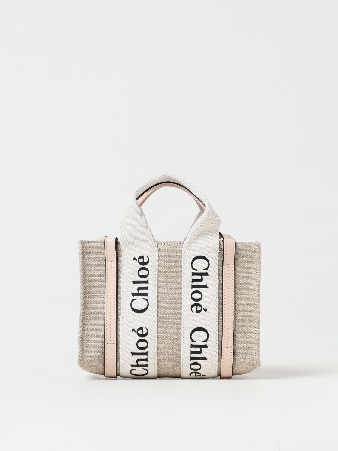 Shop Chloé Mini Bag  Woman Color Dove Grey