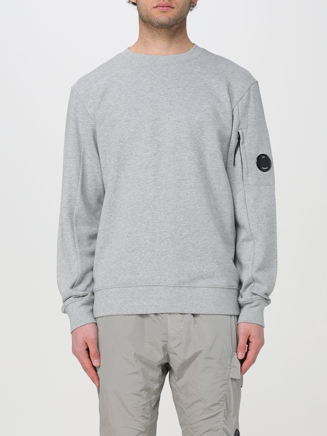 Shop C.p. Company Sweatshirt  Men Color Grey