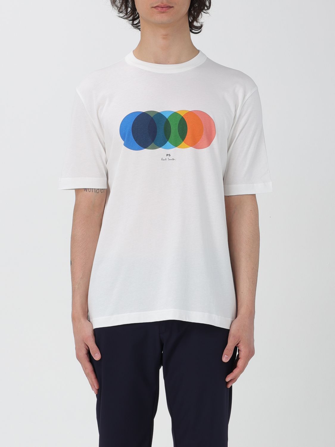 Shop Ps By Paul Smith T-shirt Ps Paul Smith Men Color White