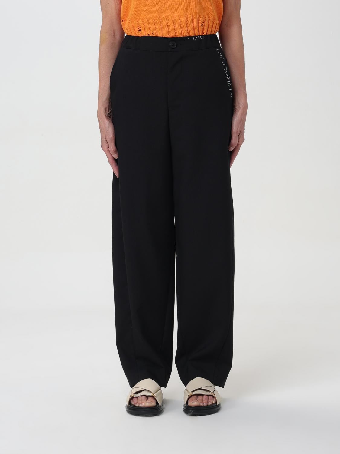 Trousers MARNI Woman colour Black