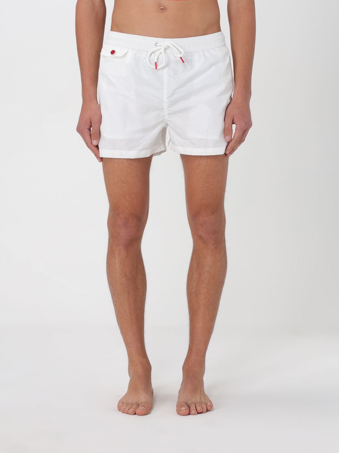 Shop Kiton Swimsuit  Men Color White In 白色