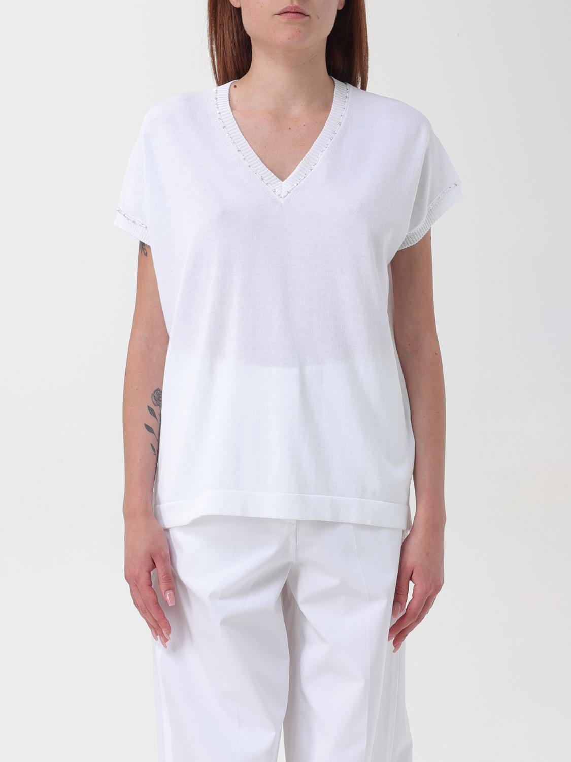 Fabiana Filippi Sweater Woman Color White In White