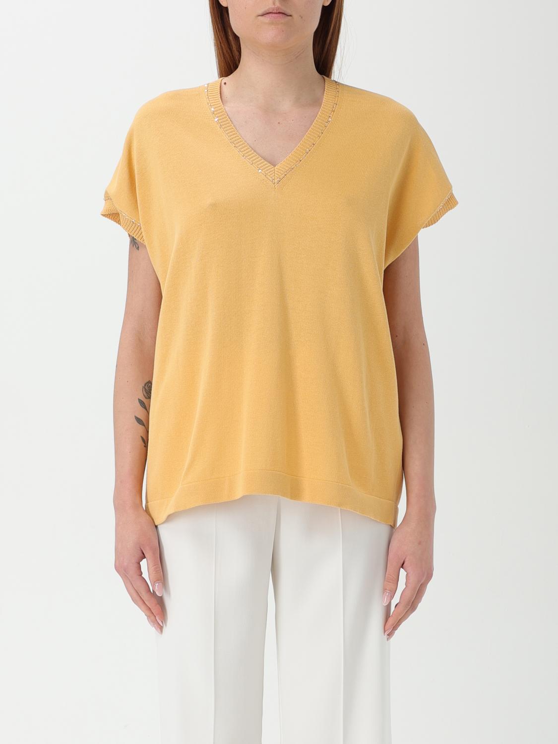 Shop Fabiana Filippi T-shirt  Woman Color Orange