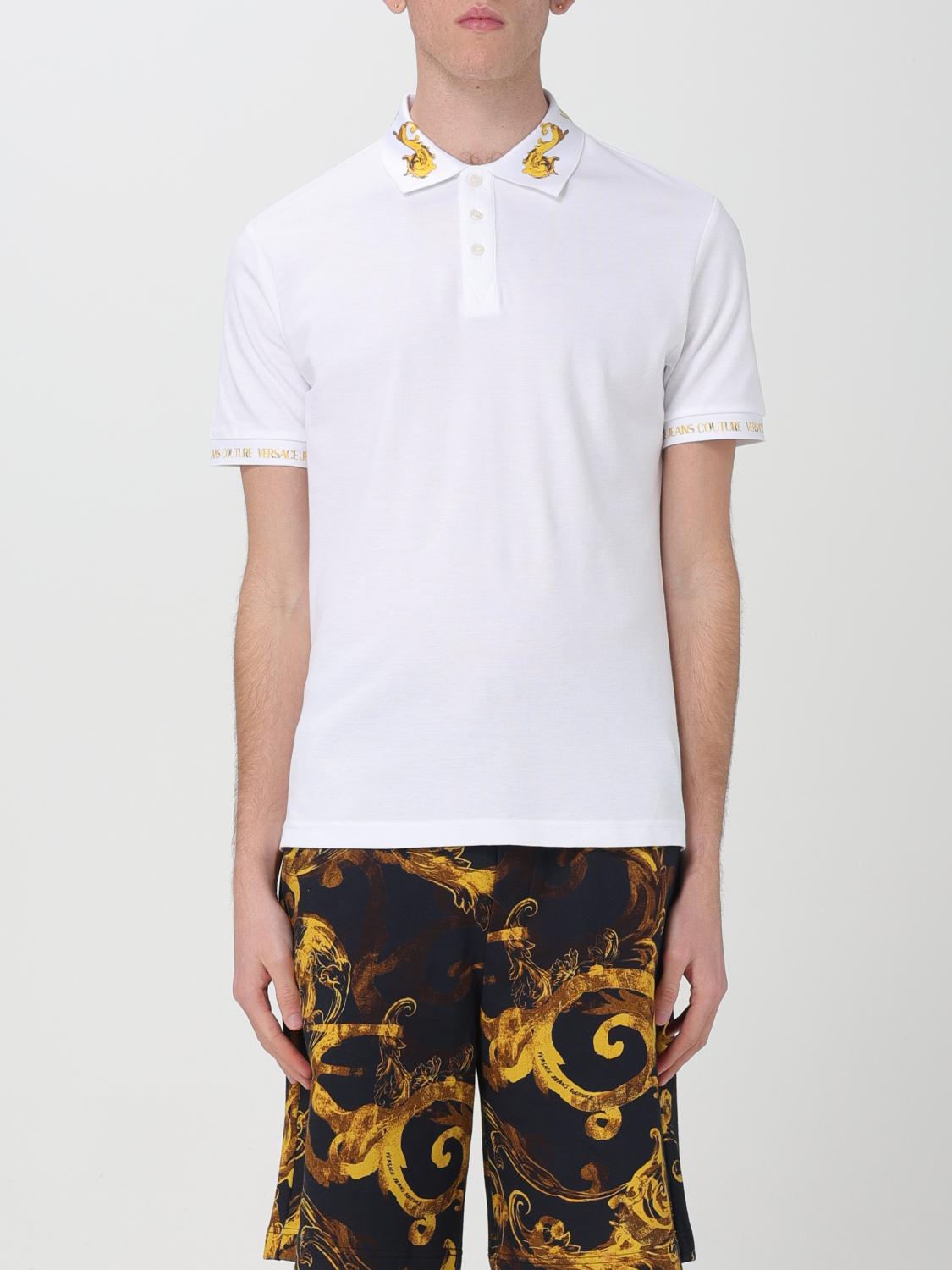 Polo Shirt VERSACE JEANS COUTURE Men colour White