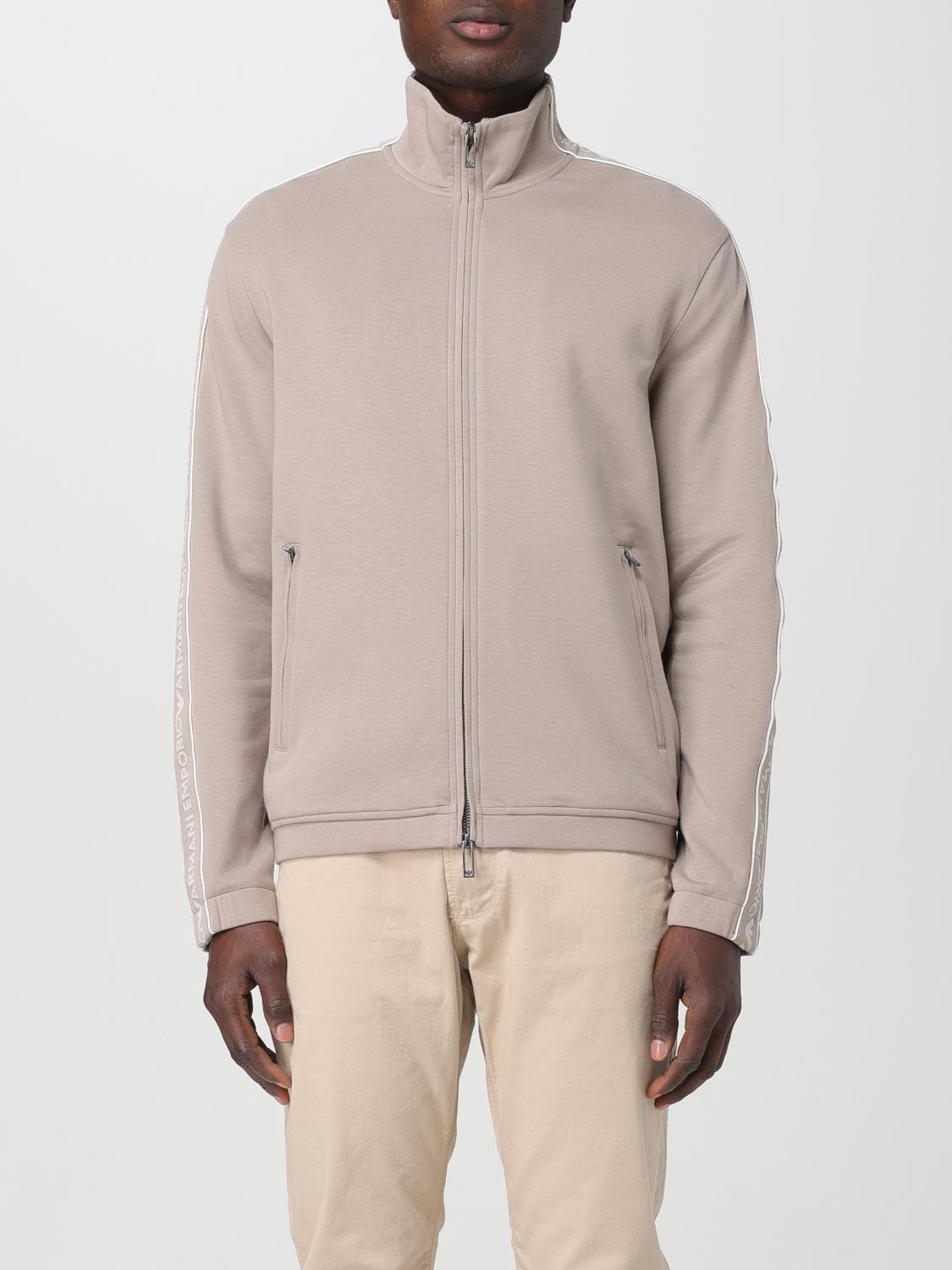 Shop Emporio Armani Sweatshirt  Men Color Grey