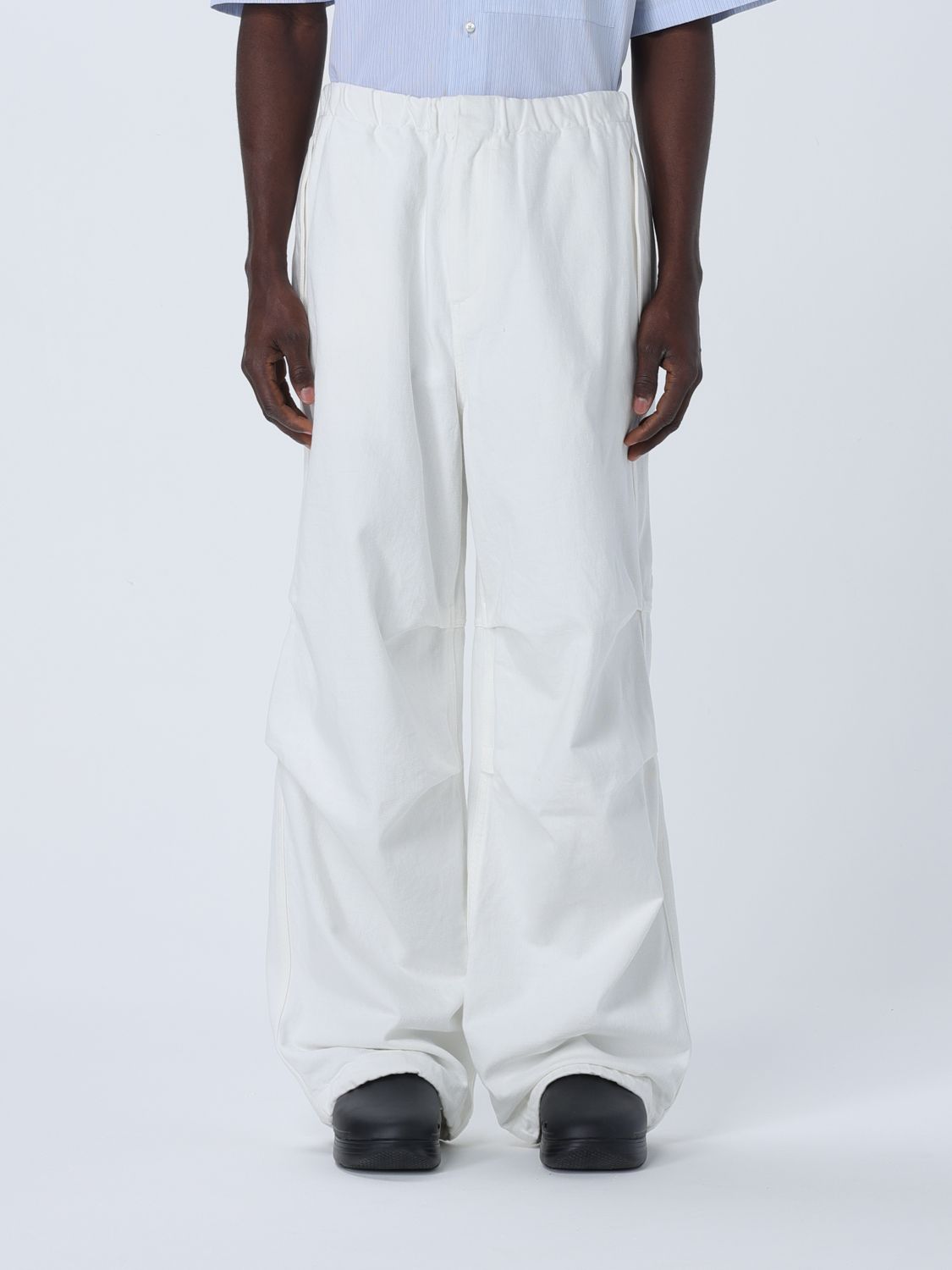 Shop Jil Sander Pants  Men Color White