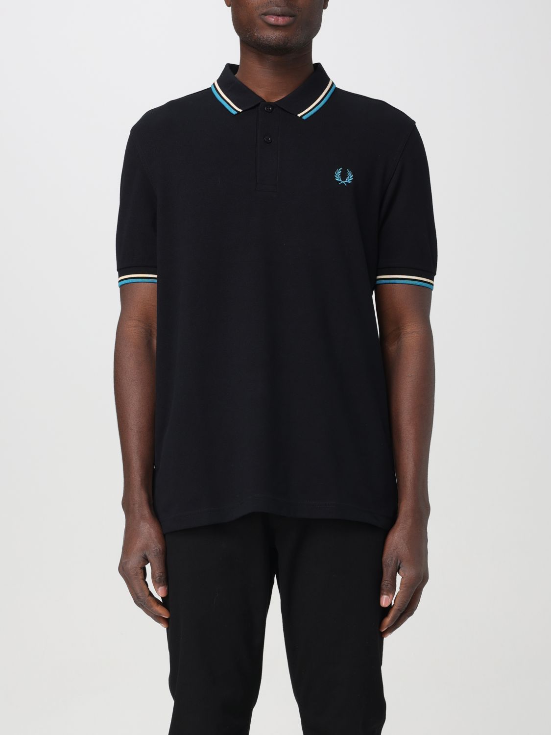 Fred Perry Polo Shirt  Men Color Black