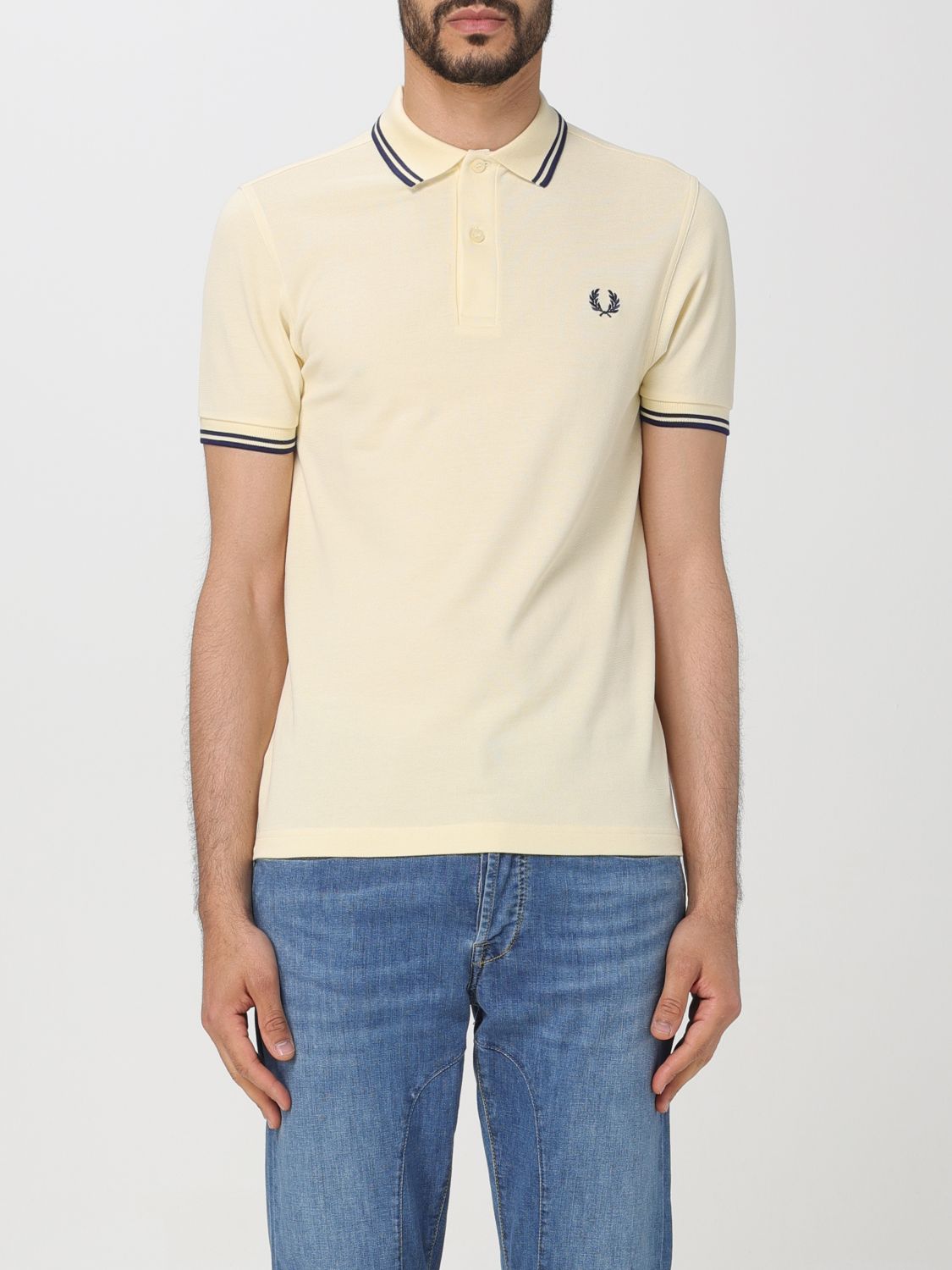Fred Perry Polo Shirt  Men Color Brown