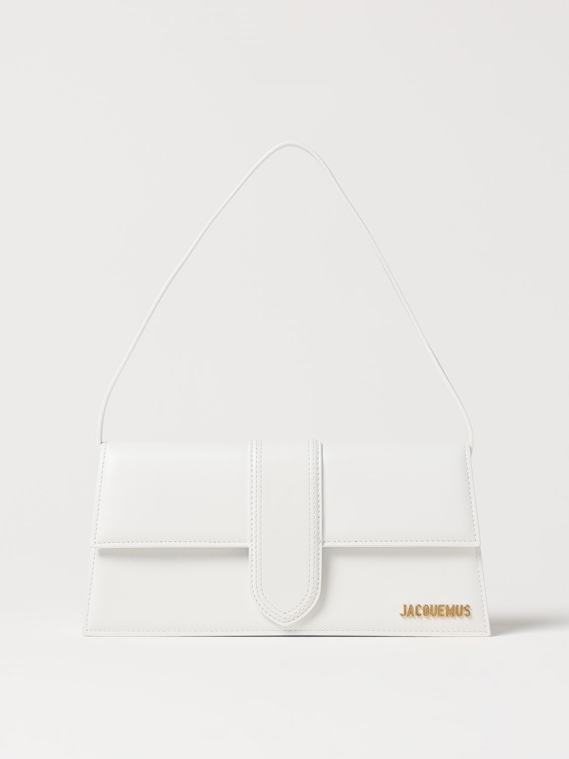 Shop Jacquemus Shoulder Bag  Woman Color White 1