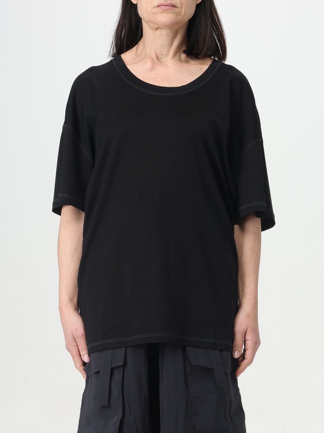 Shop Lemaire T-shirt  Woman Color Black