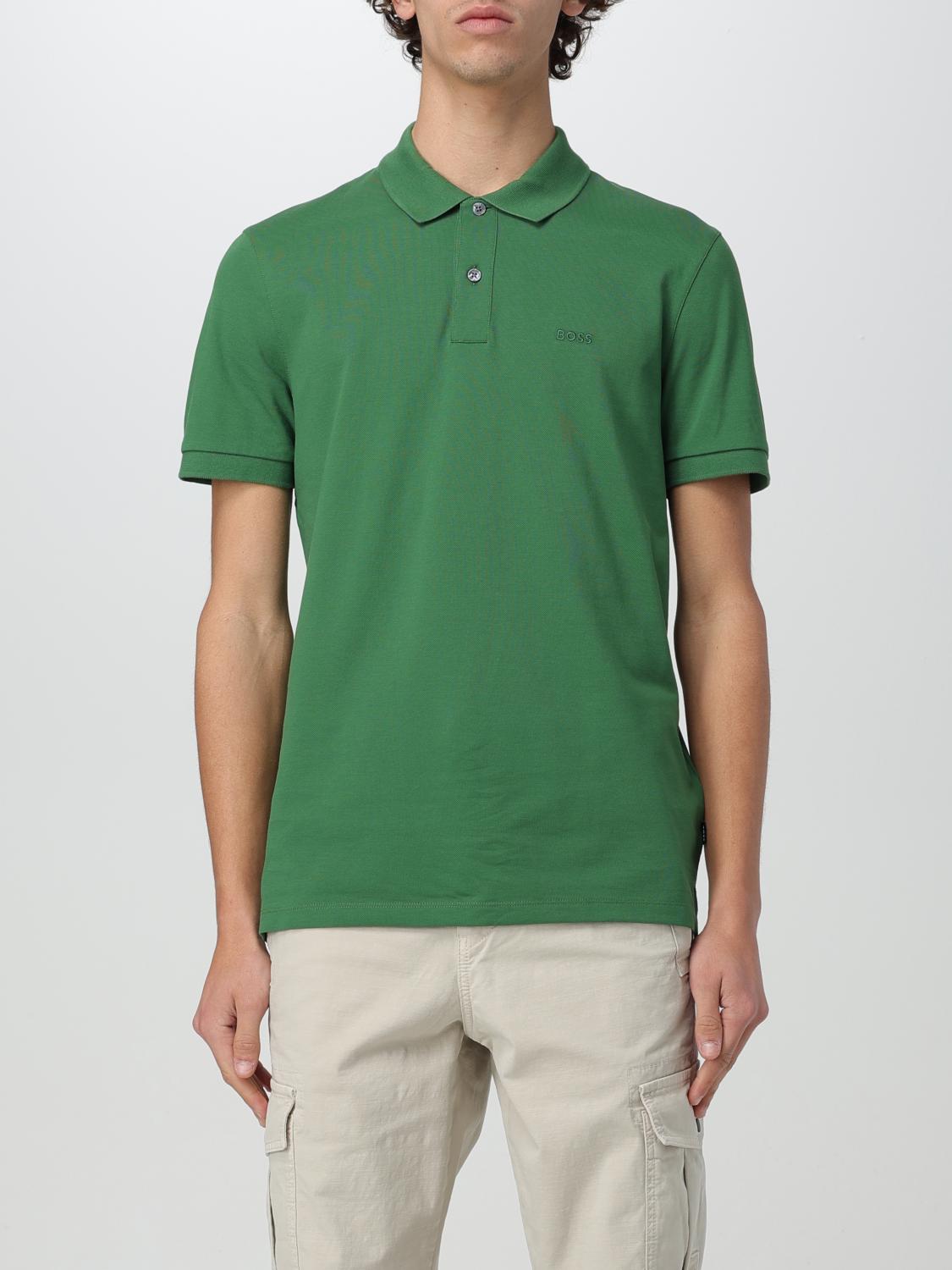 Shop Hugo Boss Polo Shirt Boss Men Color Green