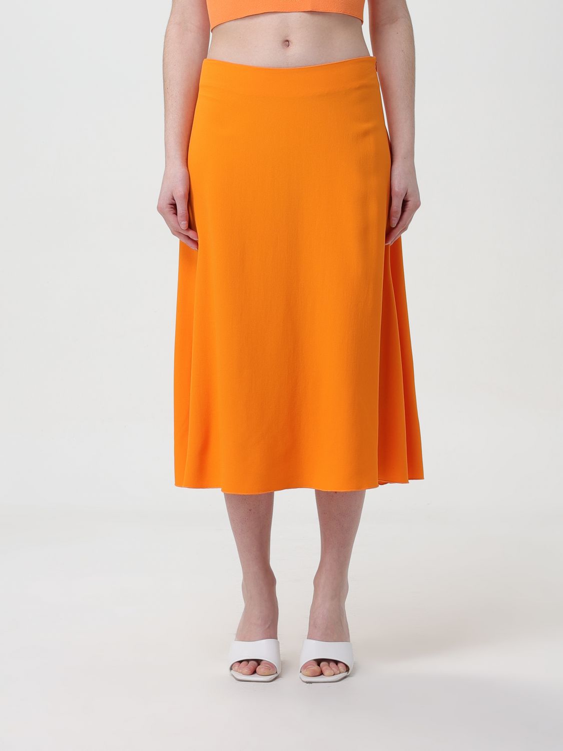 Shop Liviana Conti Skirt  Woman Color Orange