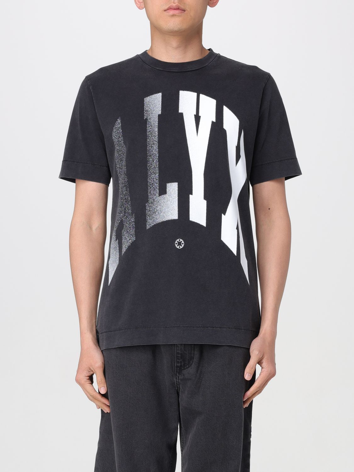 Shop Alyx T-shirt  Men Color Black